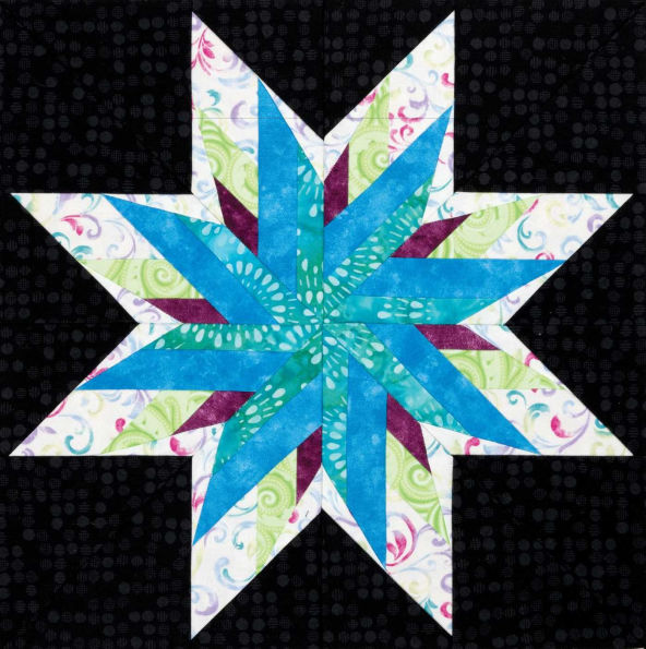 Carol Doak's Starry Block of the Month: 12 Paper-Pieced Quilt Blocks, 3 Projects