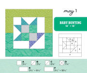 Alternative view 4 of Quilter's NEW Perpetual Block-a-Day Calendar