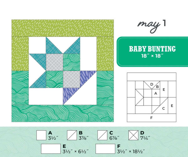 Quilter's NEW Perpetual Block-a-Day Calendar