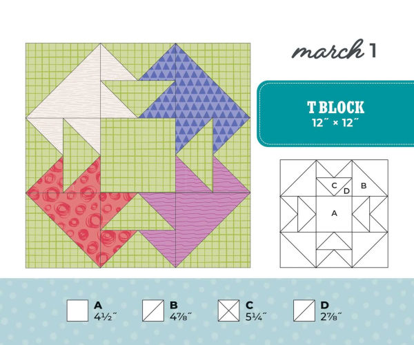 Quilter's NEW Perpetual Block-a-Day Calendar