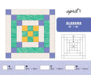 Alternative view 6 of Quilter's NEW Perpetual Block-a-Day Calendar