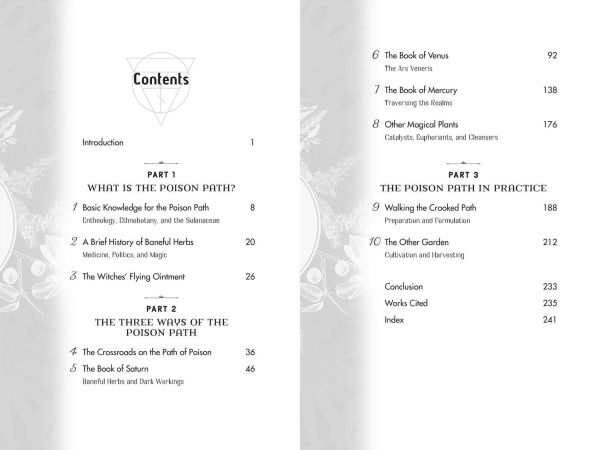 The Poison Path Herbal: Baneful Herbs, Medicinal Nightshades, and Ritual Entheogens