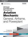 Alternative view 1 of Airman Certification Standards: Aviation Mechanic General, Airframe, and Powerplant (2025): FAA-S-ACS-1 and FAA-G-ACS-1