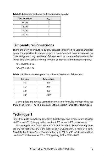 Mental Math for Pilots: A Study Guide