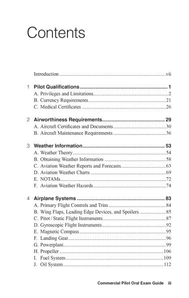 Commercial Pilot Oral Exam Guide: Comprehensive preparation for the FAA checkride