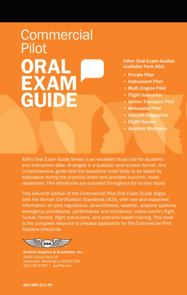 Commercial Pilot Oral Exam Guide: Comprehensive preparation for the FAA checkride