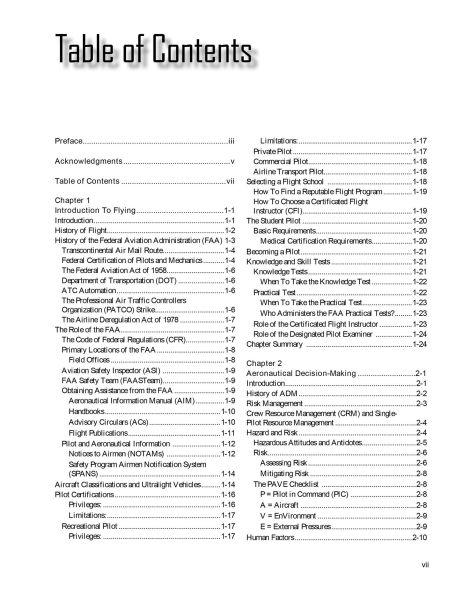 Pilot's Handbook of Aeronautical Knowledge (2025): FAA-H-8083-25C