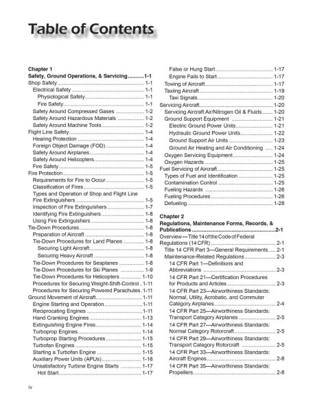 Aviation Maintenance Technician Handbook-General (2025): FAA-H-8083-30B