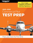 Alternative view 1 of Commercial Pilot Test Prep 2025-2026: Paperback plus software-pass your FAA exam