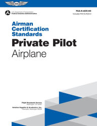 Title: Airman Certification Standards: Private Pilot - Airplane (2025): FAA-S-ACS-6C, Author: Federal Aviation Administration (FAA)