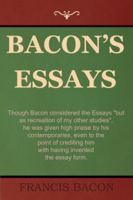 Title: Bacon's Essays, Author: Francis Bacon