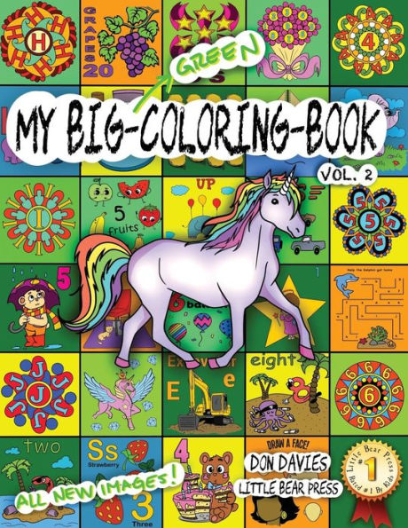 Alphabet and Numbers Coloring Activity Coloring Book for Girls