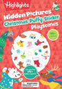 Christmas Hidden Pictures Puffy Sticker Playscenes: Christmas Stocking Stuffer for Kids 3-6, Activity Book with Christmas Puzzles, Stickers, Mazes and More