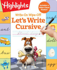 Ebook pdf downloads Write-On Wipe-Off Let's Write Cursive by Highlights Learning