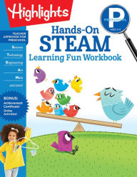 Title: Preschool Hands-On STEAM Learning Fun Workbook, Author: Highlights Learning