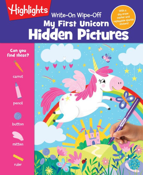 Write-On Wipe-Off My First Unicorn Hidden Pictures