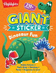 Title: Giant Sticker Dinosaur Fun, Author: Highlights