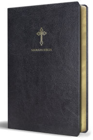 Biblia Catolica en espanol. Simil piel negro, tamano compacto / Catholic Bible. Spanish-Language, Leathersoft, Black, Compact