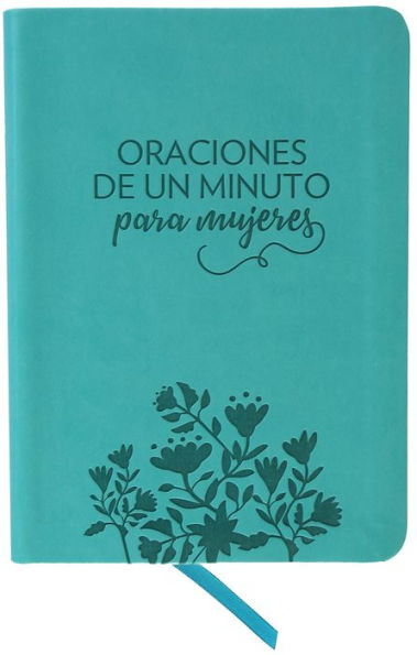 Oraciones de un minuto para mujeres. Símil piel aguamarina/ One Minute Prayers for Women. Leathersoft Aquamarine