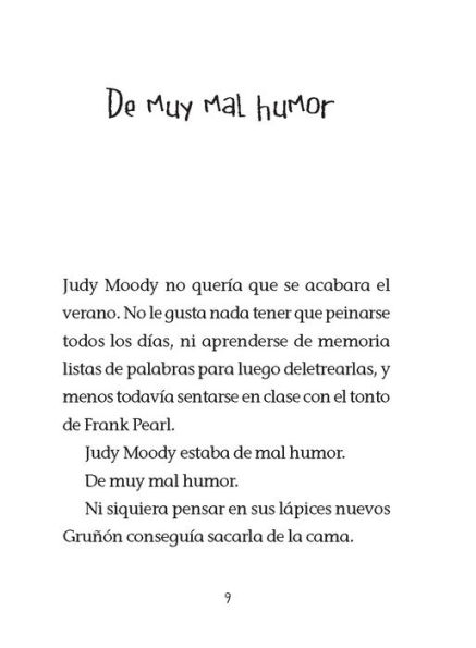 Judy Moody está de mal humor / Judy Moody Was in a Mood