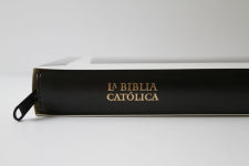 Alternative view 7 of La Biblia Católica letra y tamaño grande. Símil piel negra, cremallera / Catholic Bible in spanish Black Leathersoft with Zipper