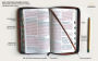 Alternative view 2 of Biblia RVR 1960 letra grande tamaño manual cremallera e índice canela nombres de Dios / Spanish Bible RV60 Handy Size Large Print Brown Names of God Index Z