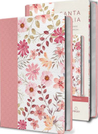 Google free book download Biblia Reina Valera 1960 letra grande. Piel rosada con flores, tamaño manual / S panish Bible RVR 1960 Large Print. Imitation Pink Leather With Flowers