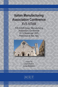 Title: Italian Manufacturing Association Conference: XVII AITeM, Author: Livan Fratini