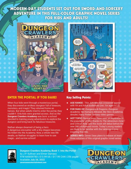 Dungeon Crawlers Academy Book 1: Into the Portal