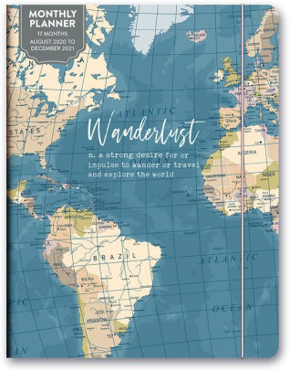 Best Free Impulse Responses 2021 2021 Maps Just Right 17 Month Monthly Planner by Orange Circle 