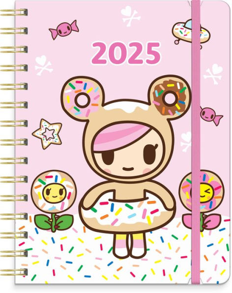 2025 tokidoki Donutella Deluxe Compact Flexi Planners (17 months)