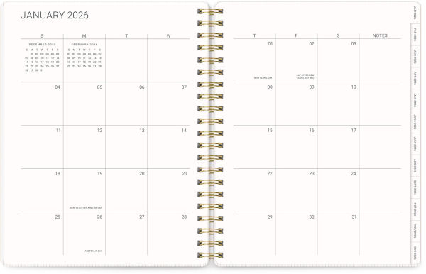 2025-2026 Floral Brushstrokes Baxter Planner 17m Exclusive