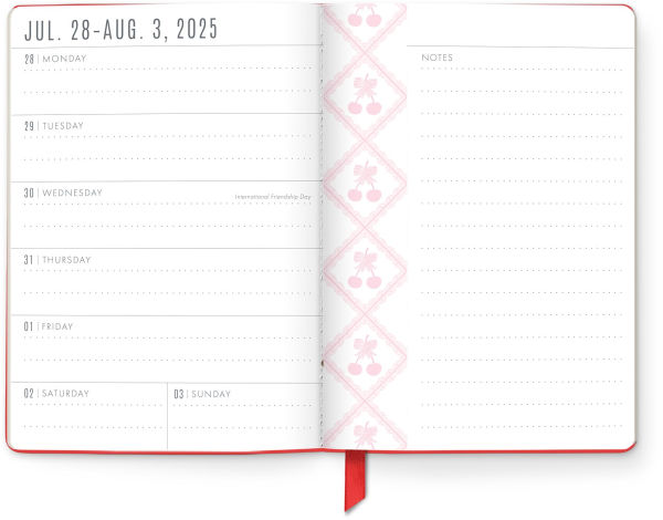 2025-2026 Cherry Lattice Weekly Pocket Planner 17m Exclusive