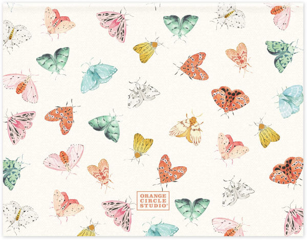 2025-2026 Nocturnal Flutters Weekly Desk Calendar 17m Exclusive