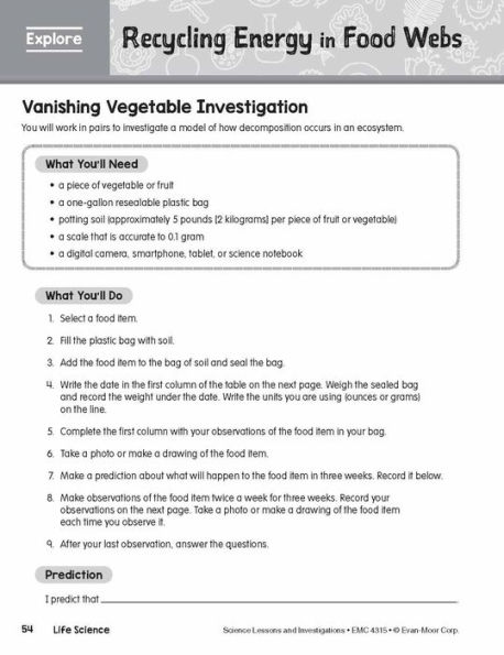 Science Lessons and Investigations, Grade 5 Teacher Resource