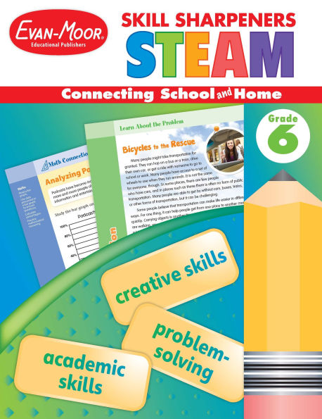 Skill Sharpeners: STEAM, Grade 6 Workbook