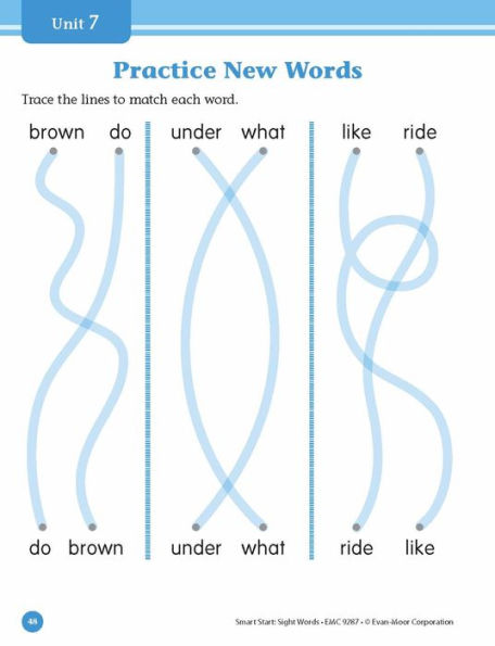 Smart Start: Sight Words & High-Frequency Words, PreK Workbook