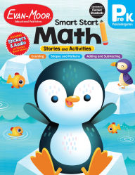 Title: Smart Start: Math Stories and Activities, PreK Workbook, Author: Evan-Moor Educational Publishers