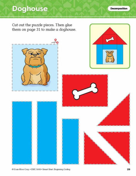 Smart Start: Beginning Coding Stories and Activities, Kindergarten Workbook