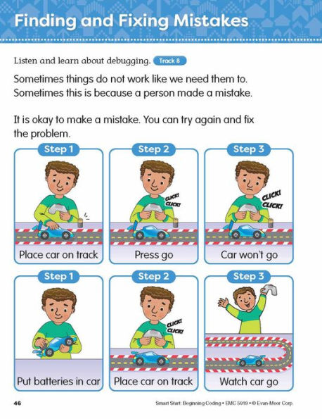 Smart Start: Beginning Coding Stories and Activities, Grade 1 Workbook