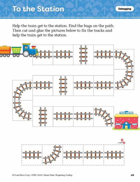 Smart Start: Beginning Coding Stories and Activities, Grade 1 Workbook
