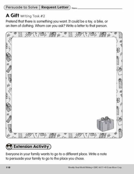 Weekly Real-World Writing, Grade 1 - 2 Teacher Resource