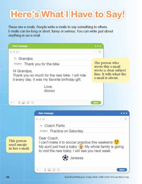 Real-World Writing for Today's Kids, Age 8 - 9 Workbook