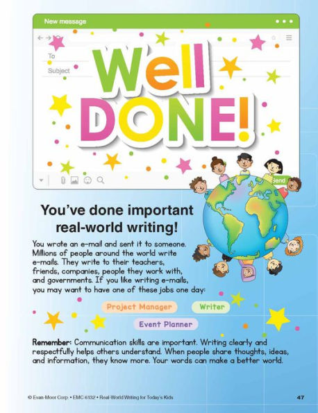 Real-World Writing for Today's Kids, Age 8 - 9 Workbook