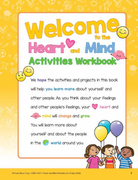 Heart and Mind Activities for Today's Kids Workbook, Age 4 - 5