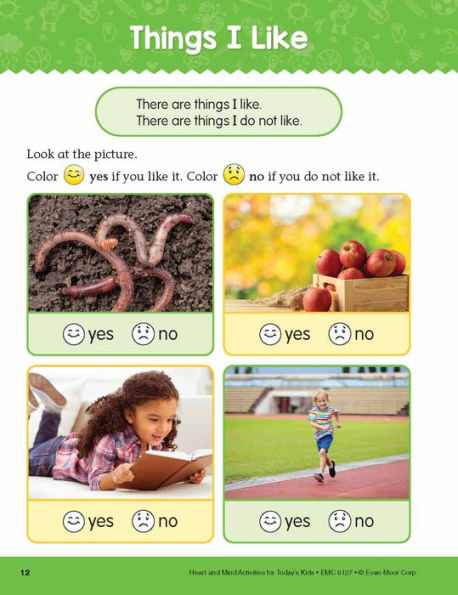 Heart and Mind Activities for Today's Kids Workbook, Age 4 - 5