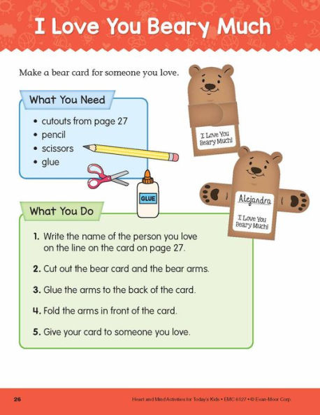 Heart and Mind Activities for Today's Kids Workbook, Age