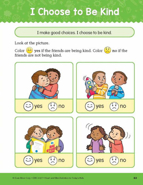 Heart and Mind Activities for Today's Kids Workbook, Age