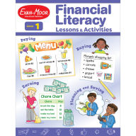 Title: Financial Literacy Lessons and Activities, Grade 1 Teacher Resource, Author: Evan-Moor Educational Publishers