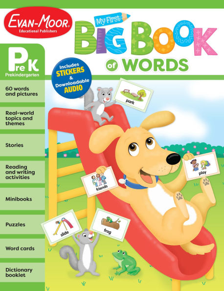 My First Big Book of Words, Grade PreK Workbook